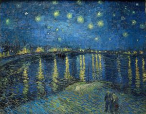 Starry Night over the Rhone, by Van Gogh